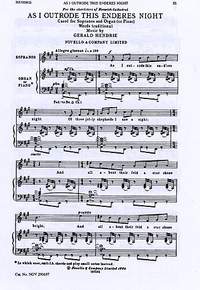 Gerald Hendrie: As I Outrode This Enderes Night