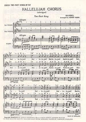 Georg Friedrich Händel: Hallelujah Chorus