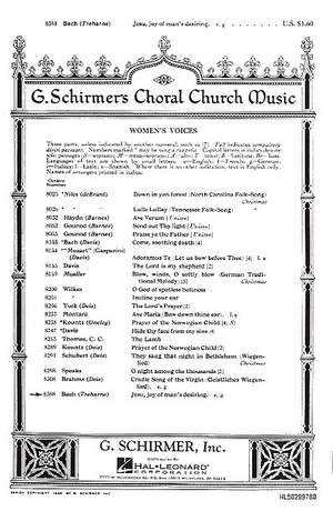 Johann Sebastian Bach: Jesu Joy of Man's Desiring