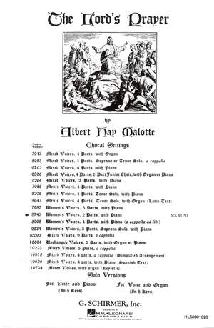 Albert Hay Malotte: The Lord's Prayer