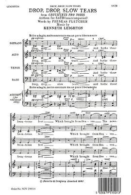 Kenneth Leighton: Drop, Drop, Slow Tears