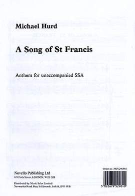 Michael Hurd: A Song Of Saint Francis