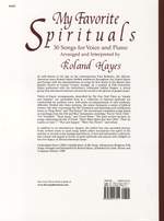 My Favorite Spirituals. 30 Songs Voice And Piano Product Image