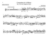 Oscar Rieding: Concertino in A minor op. 21