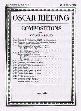 Oscar Rieding: Gipsies March Op.23/2