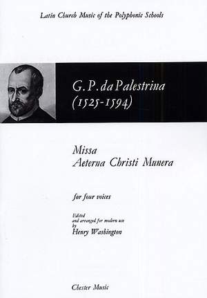 Giovanni Palestrina: Missa Aeterna Christi Munera