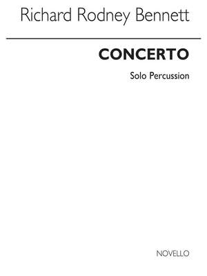 Richard Rodney Bennett: Percussion Concerto Solo Part