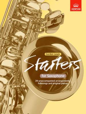 Gordon Lewin: Starters for Saxophone