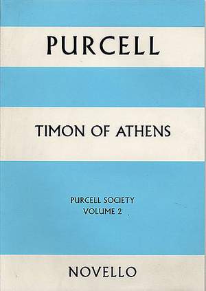 Henry Purcell: Purcell Society Volume 2 - Timon Of Athens