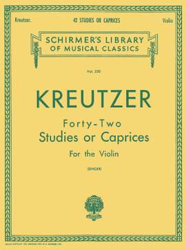 Rudolf Kreutzer: Kreutzer - 42 Studies or Caprices