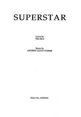 Andrew Lloyd Webber: Superstar (Jesus Christ Superstar) - SATB