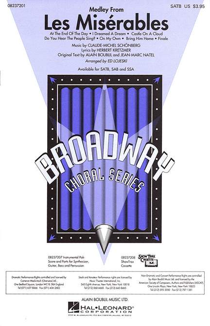 Choral Medley from Les Misérables SATB