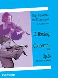 Oscar Rieding: Concertino in G Op. 24