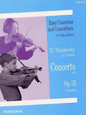 Pyotr Ilyich Tchaikovsky: Concerto Op.35 (1st Pos.) (arr.Rokos)