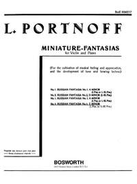 Leo Portnoff: Russian Fantasy No. 4 in E minor