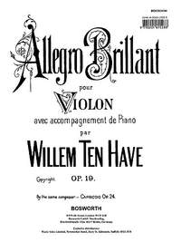Ten-Have: Allegro Brillante Op.19