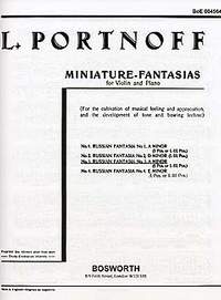 Leo Portnoff: Russian Fantasy No. 3 in A minor