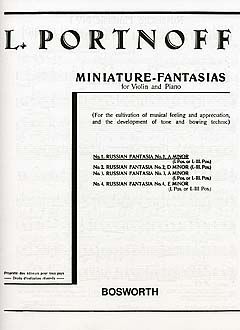 Leo Portnoff: Russian Fantasy No. 1 in A minor