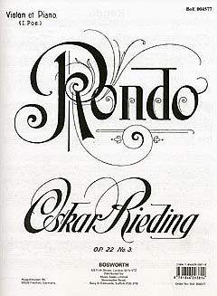 Oscar Rieding: Rondo G Op.22/3