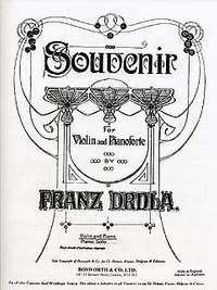 Souvenir For Violin And Piano