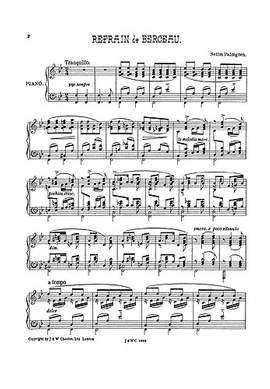 Selim Palmgren: Refrain de Berceau
