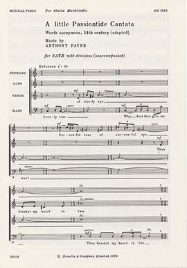 Anthony Payne: A Little Passiontide Cantata