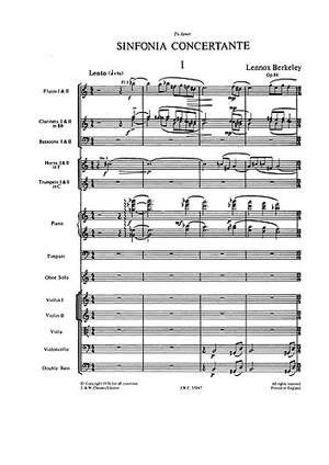 Lennox Berkeley: Sinfonia Concertante Op.84