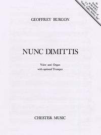 Geoffrey Burgon: Nunc Dimittis (Voice/Organ)