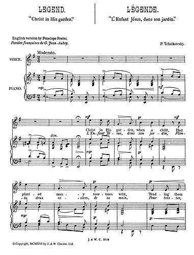 Pyotr Ilyich Tchaikovsky: Legend