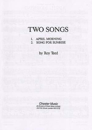 Roy Teed: Two Songs