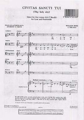 William Byrd: Civitas Sancti Tui