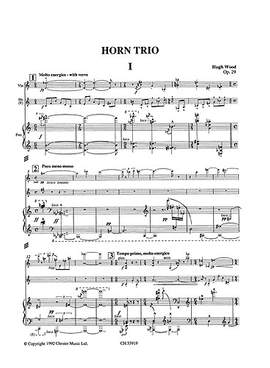 Hugh Wood: Horn Trio Op.29