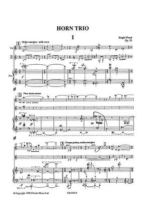 Hugh Wood: Horn Trio Op.29