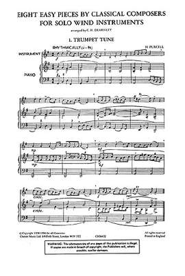 Christopher Dearnley: 8 Easy Pieces For Trumpet And Piano