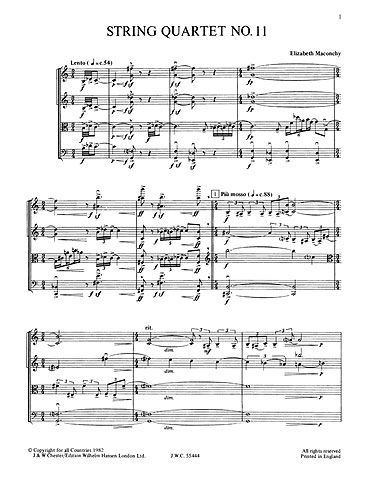 Elizabeth Maconchy: String Quartet No.11