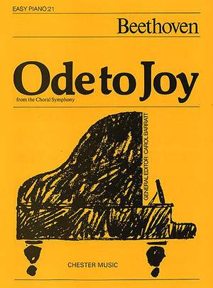 Ludwig van Beethoven: Ode To Joy (Easy Piano No.21)