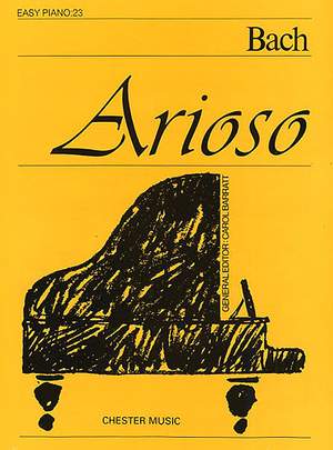 Johann Sebastian Bach: Arioso (Easy Piano No.23)