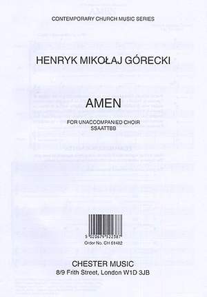 Henryk Mikolaj Górecki: Amen Op.35