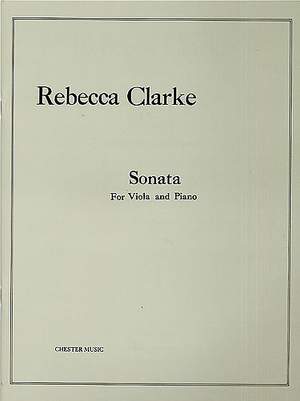 Rebecca Clarke: Viola Sonata