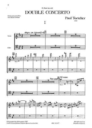 Paul Tortelier: Tortelier Double Concerto Vln/vlc Pts
