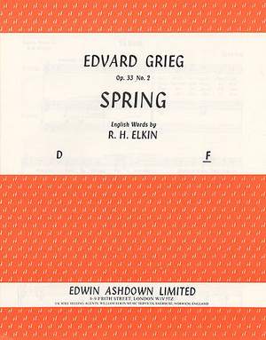 Edvard Grieg: Spring Op.33 No.2