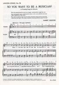 Harold Dexter: So You Want To Be A Musician?