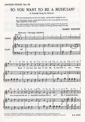 Harold Dexter: So You Want To Be A Musician?