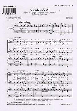 Wolfgang Amadeus Mozart: Alleluja!