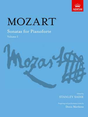 Mozart, Wolfgang Amadeus: Sonatas for Pianoforte, Volume I