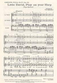 Little David Play On Your Harp (Vocal Duet/Piano)