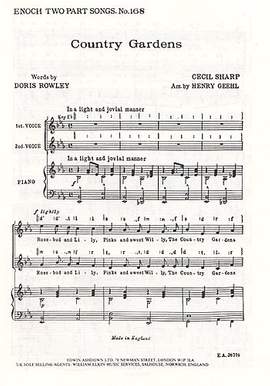 Cecil Sharp: Country Gardens