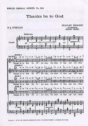 Stanley Dickson: Thanks be to God