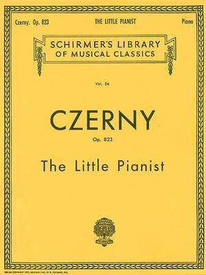 Carl Czerny: Little Pianist, Op. 823 (Complete)