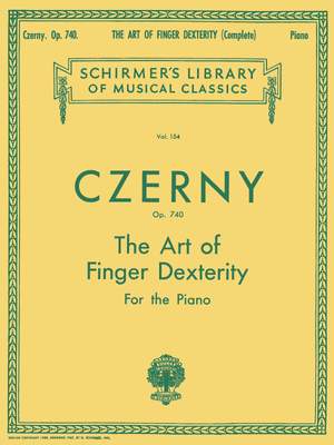 Carl Czerny: Art of Finger Dexterity, Op. 740 (Complete)